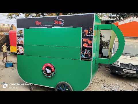 Metal commercial food counter