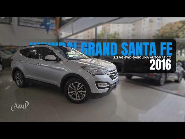 Vídeo HYUNDAI GRAND SANTA FE 3.3 MPFI V6 4WD GASOLINA 4P AUTOMATICO