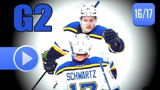 St. Louis Blues vs Minnesota Wild. 2017 NHL Playoffs. Round 1. Game 2. April 14th, 2017. (HD)