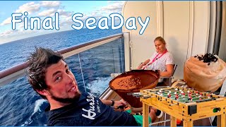 🚢 Sea Day Shenanigans on the MSC Seashore!🦆🍫⚽ | Steve & Dee Vlog