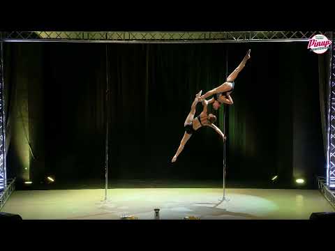 International Pinup Competition 2023 1st place Double Kids/Juniors Marcelina Biłka i Aleksandra Glos