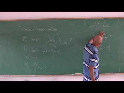 aula 38 Mecânica de Newton (Teorema do trabalho-energia - o que é "energia")