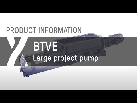 Trichterpumpe: BTVE - Massive Schnecke mit einstellbarem Kompressionsgehäuse