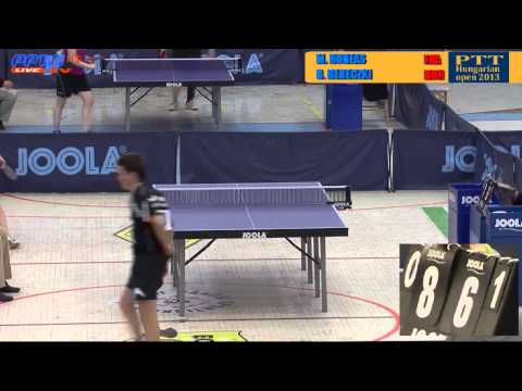 Para Table tennis M. Boheas FRA vs. D. Bereczki HUN standing match
