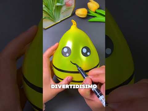 🎈 Crea un Juguete Increíble con Solo un Globo y una Canica 😍 #Manualidades #Shorts