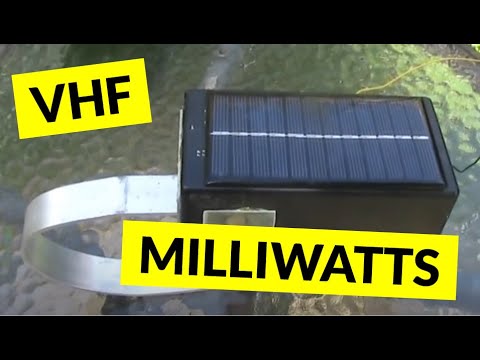 Even better VHF solar powered pulsing radio beacon