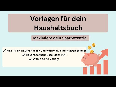 Haushaltsbuch / Maximiere dein Sparpotenzial mit dieser Excel-Vorlage