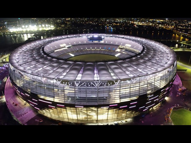 Optus Stadium Light Show