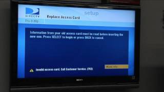Direct TV Installation : How to Program a DirecTV Card