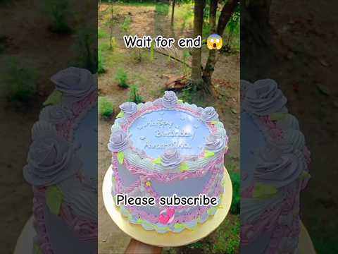 Wait for end 😱💞 #trending #nivetadhingramusic #cake #transition #shortsvideo