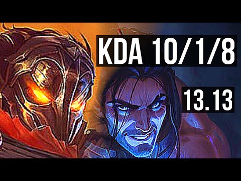 VIKTOR vs SYLAS (MID) | 10/1/8, Legendary, 300+ games | EUW Master | 13.13