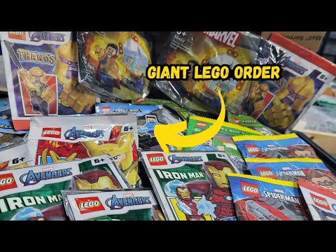 Unboxing MASSIVE LEGO Haul with Marvel, Disney & Minecraft!