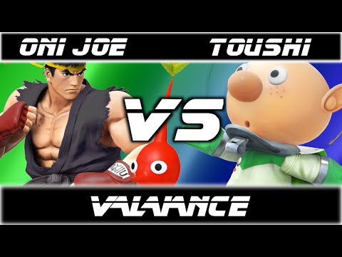 Valiance Δ - Toushi (Olimar) vs  Oni Joe (Ryu, Dr  Mario) - POOLS - Smash 4 - Wii U