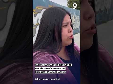 Habilitan iluminación en eje Colón de Hualpén tras más de un año de denuncias por falta de avances