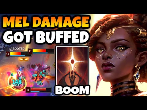Riot BUFFED MEL DAMAGE. Time to bring her to High Elo.