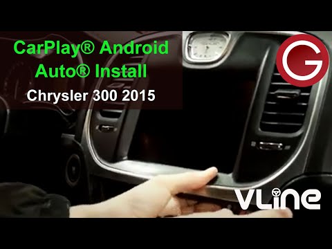 How to disassemble dashboard in 2015 Chrysler 300 & install VLine VL2 CarPlay® Android Auto® System