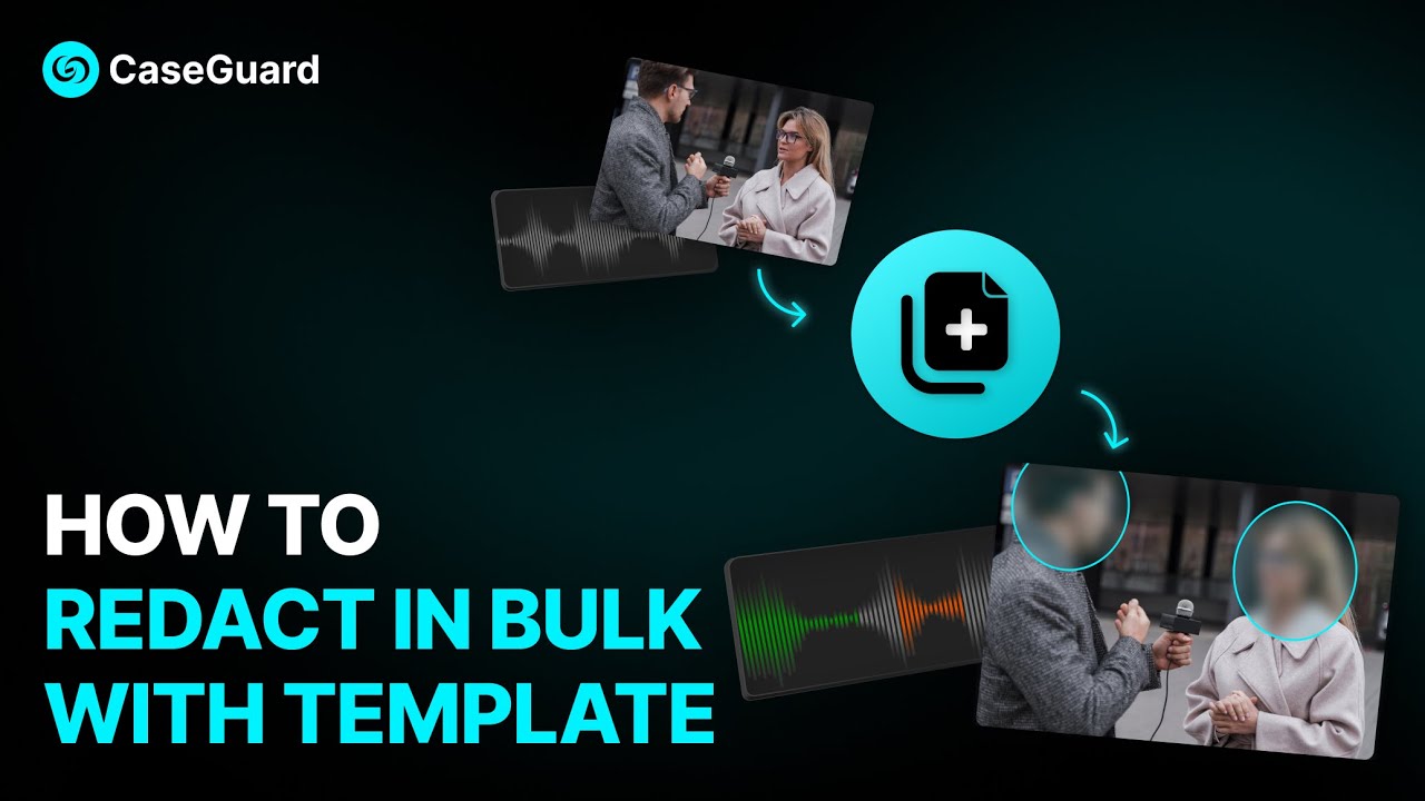 Bulk Redact 100+ Videos with AI in Redaction Studio