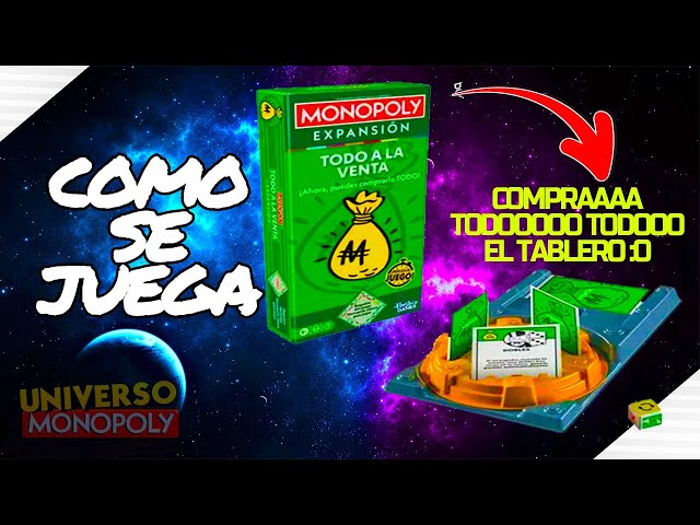 Vídeo relacionado con Monopoly EXPANSIÓN Todo a la Venta (Requiere del Juego de Mesa Monopoly clásico para Jugar) - Versión en español