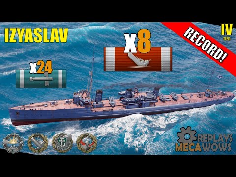 Izyaslav 8 Kills & 106k Damage | World of Warships Gameplay