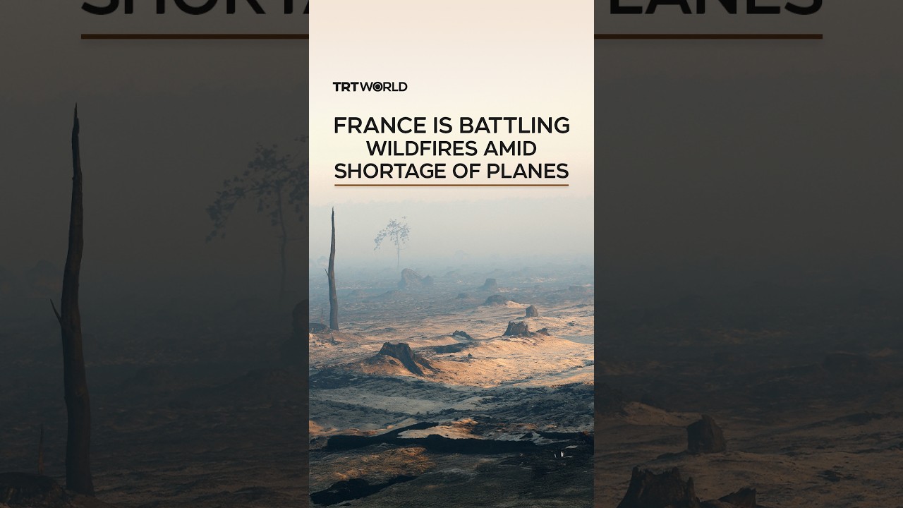 France battles one of its worst wildfire seasons on record as firefighting plane shortage hampers response