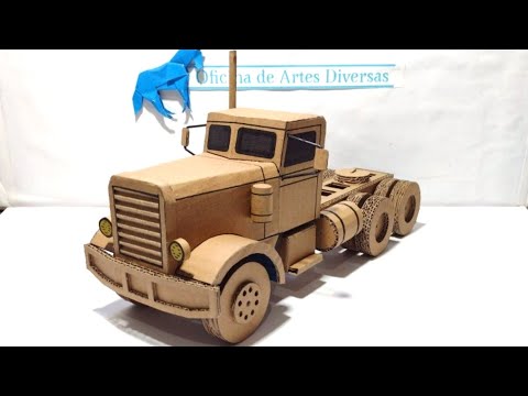 How to make a cardboard truck (Peterbilt 281)
