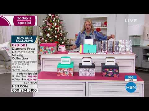 HSN | Paper Crafting - Diamond Press 11.09.2021 - 12 AM