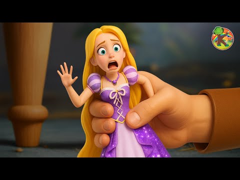 A Giant Hand Grabbed Rapunzel! Can She Escape? 😱🌀🏃🏻‍♀️🧒🗝️🦄 | Fairy Tales & Stories | KONDOSAN
