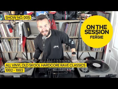 All Vinyl Old Skool Hardcore Rave Classics 1992 - 1993 Sunday Session Mix Jan 8th 2023