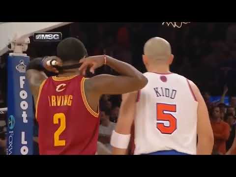 Masked Kyrie vs New York knicks