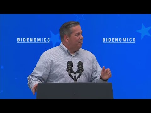 Senator Ben Ray Luján speech at Biden's Belen conference