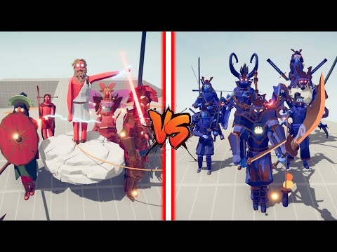 NEW ANCIENT TEAM vs NEW DYNASTY TEAM | Totally Accurate Battle Simulator TABS