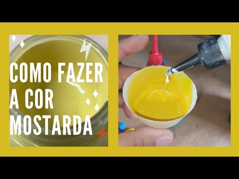 Como fazer a cor Mostarda