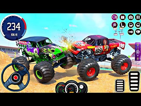 Monster Truck Demolition Derby 3D - Extreme Crash Car Racing 3D - Android GamePlay