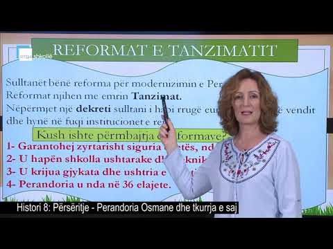 Histori 8 - Përsëritje:  Perandoria Osmane dhe tkurrja e saj