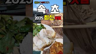 광고 없는 속초맛집 이것만 보고 가세요! | 강원맛집 오징어순대 아바이순대 수육맛집