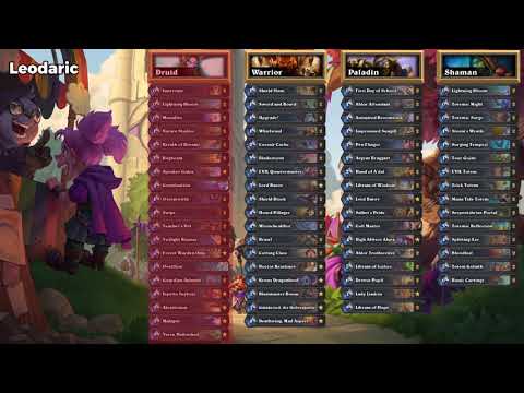 Aspirant Hearthstone S5W5! Edelweiss vs. Leodaric and JaredPullet vs.  Level9001!