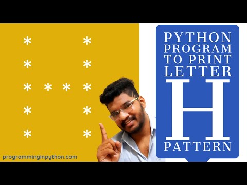Code_daily_with_concisecoder Star H Pattern In Python51 Concisecoderbeginners