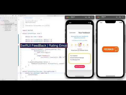 SwiftUI FeedBack | Rating Emoji