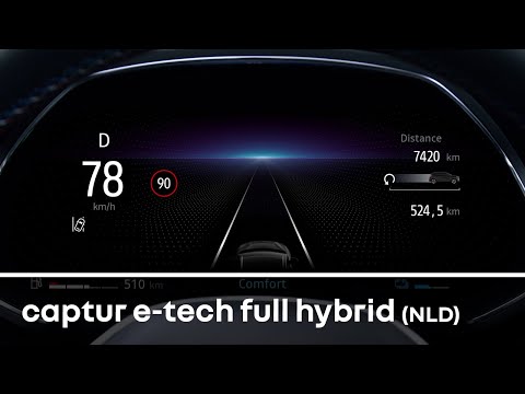 dashboard - Captur E-Tech full hybrid - Renault