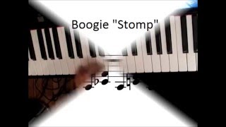 Left hand BLUES and BOOGIE-WOOGIE piano patterns (standard blues and boogie woogie figures)