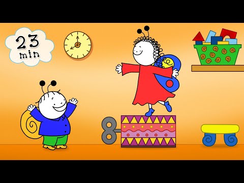 Bobiţă şi Buburuză - Bal Mascat, Visul urât și alte povești ▶ 5 episoade | 23 minute