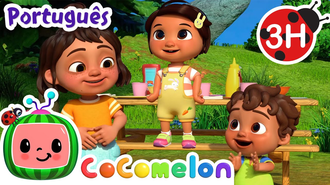 Brincando de Festas 🎉🎉 | 3H de CoComelon Brasil | Músicas Infantis em Português