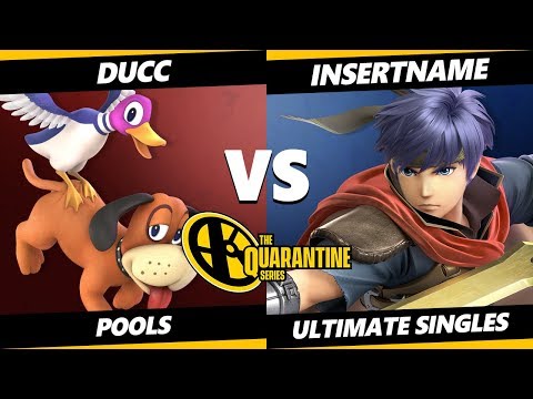 The April Minor Pools - ducc (Duck Hunt) Vs. InsertName (Ike) Smash Ultimate - SSBU
