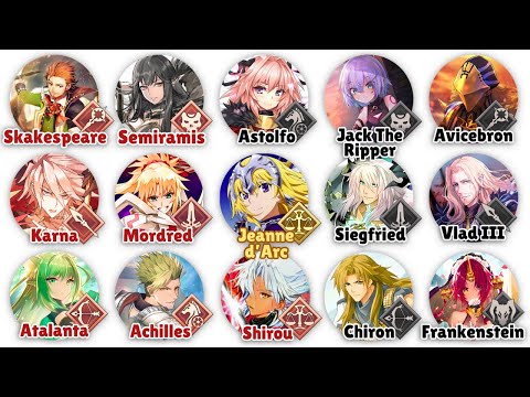 All 16 Servants In Fate/Apocrypha Explained In Detail