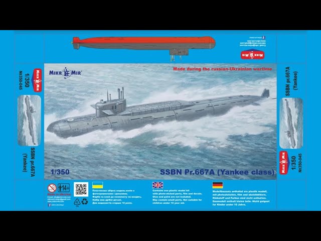 Vídeo relacionado con Mikro Mir 350-042 - 1/350 - SSBN-608 Ethan Allen. Báscula de plástico Maqueta