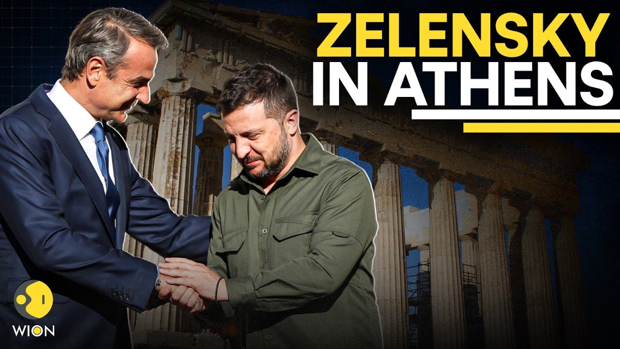 Zelensky LIVE: Ukrainian President Zelensky Visits Athens To Meet Greek PM Kyriakos Mitsotakis |WION