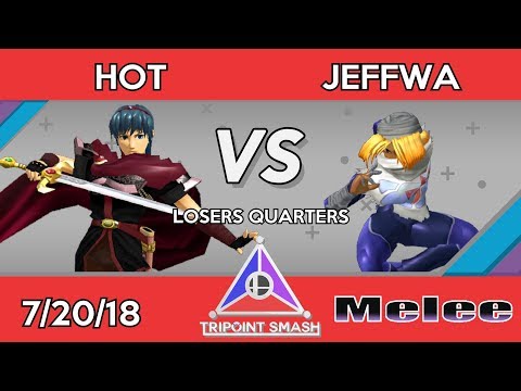 Hot (Marth/Falco) vs JeffWa (Sheik) - Tripoint Smash 20 Loser's Quarters