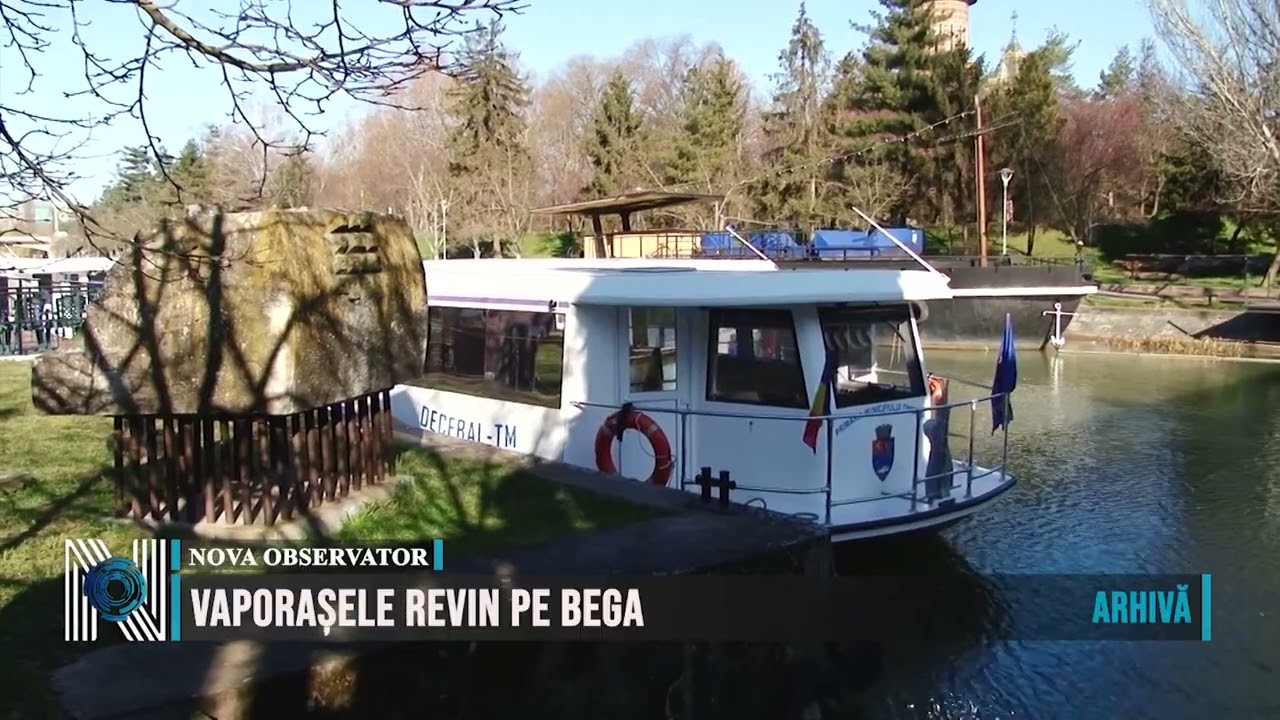 Vaporașele revin pe Bega