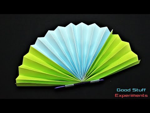 Origami Chinese Fan - How to Make a Chinese Paper Fan