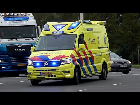 [Martinhoorn] A1, Otaris CR Ambulance 02-145 Lemmer naar het Medisch Centrum Leeuwarden